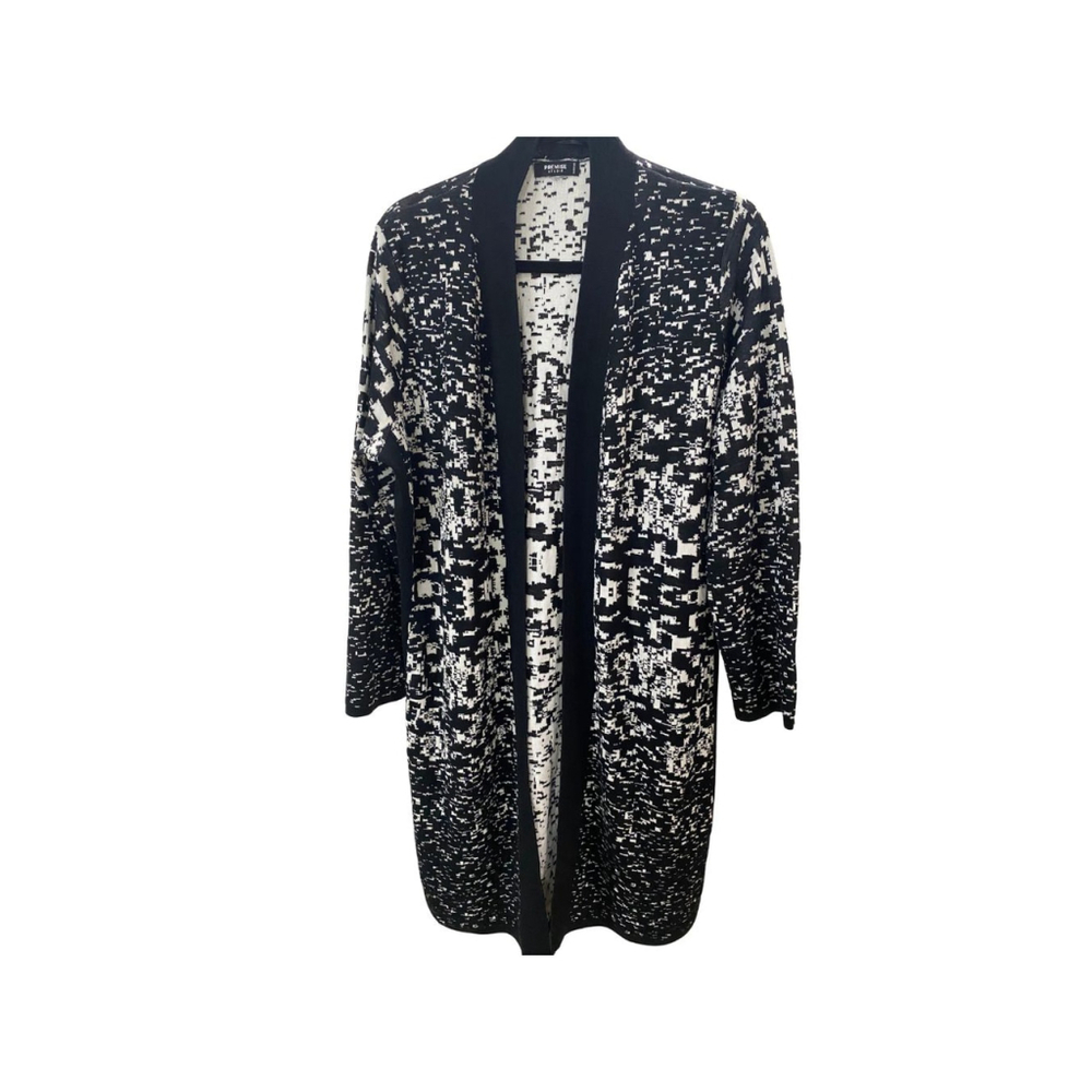 💎 HOST PICK 💎 Premise Black/White Geometric Print Cardigan - Size XL (EUC)